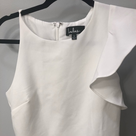Like new white lulus dress - Picture 2 of 5